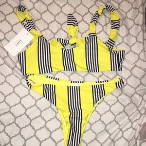 Yellow bikini